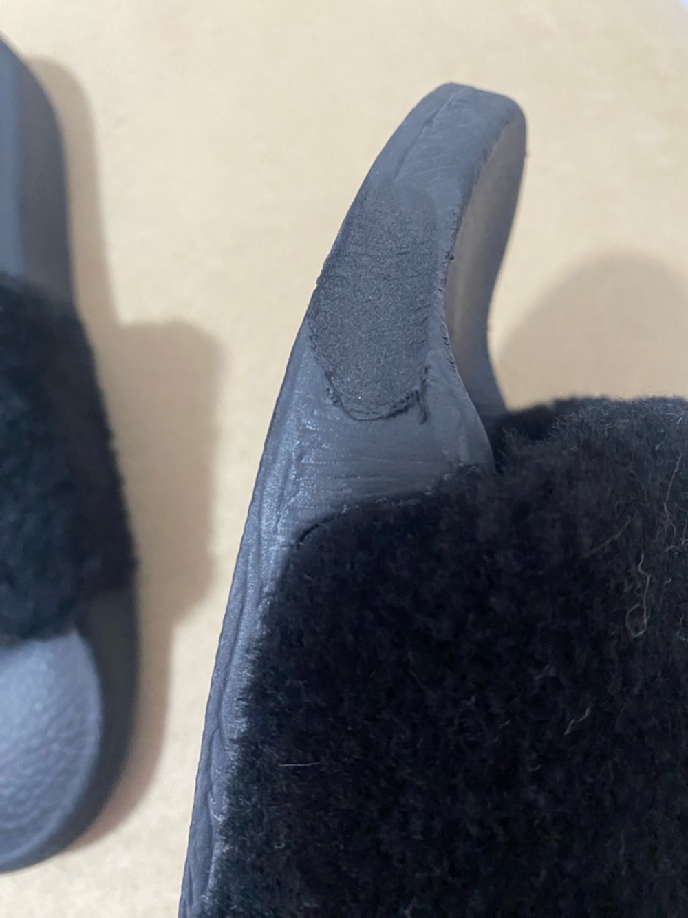 Coach Black Slide Sandals with White Logo Detail - Picture 11 of 12